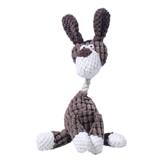 Неразрушимая плюшевая игрушка для собак для агрессивных жевателей, пищащая жевательная игрушка, поддержка прорезывания зубов у собак, интерактивная игрушка для питомцев для всех пород собак темно-коричневого
Неразрушимая плюшевая игрушка для собак для агрессивных жевателей, пищащая жевательная игрушка, поддержка прорезывания зубов у собак, интерактивная игрушка для питомцев для всех пород собак темно-коричневого