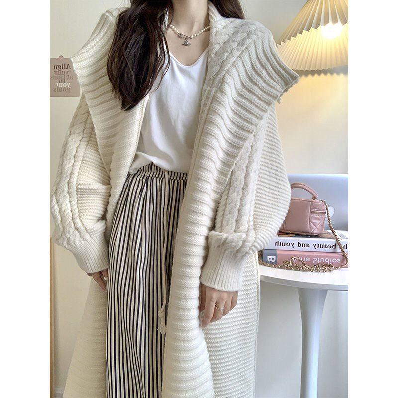 Кардиган трикотажный с длинными лацканами в нежном стиле - Женский весенне-летний свитер-пальто свободного кроя в корейском стиле One Size (80-145 jin Korean style)
Кардиган трикотажный с длинными лацканами в нежном стиле - Женский весенне-летний свитер-пальто свободного кроя в корейском стиле One Size (80-145 jin Korean style)