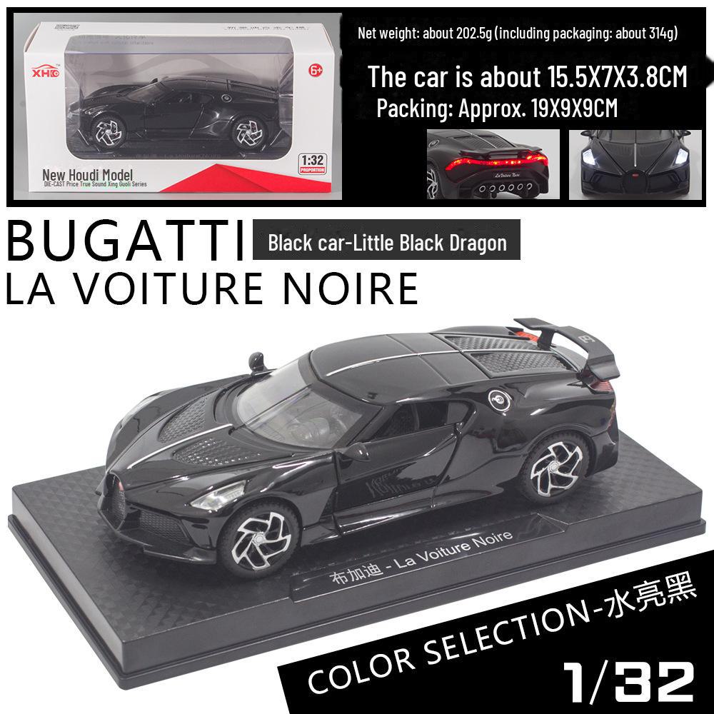 1/32 Bugatti Pull Back Детская модель легкосплавного автомобиля со звуком и светом - Маленький черный дракон Little Black Dragon
1/32 Bugatti Pull Back Детская модель легкосплавного автомобиля со звуком и светом - Маленький черный дракон Little Black Dragon