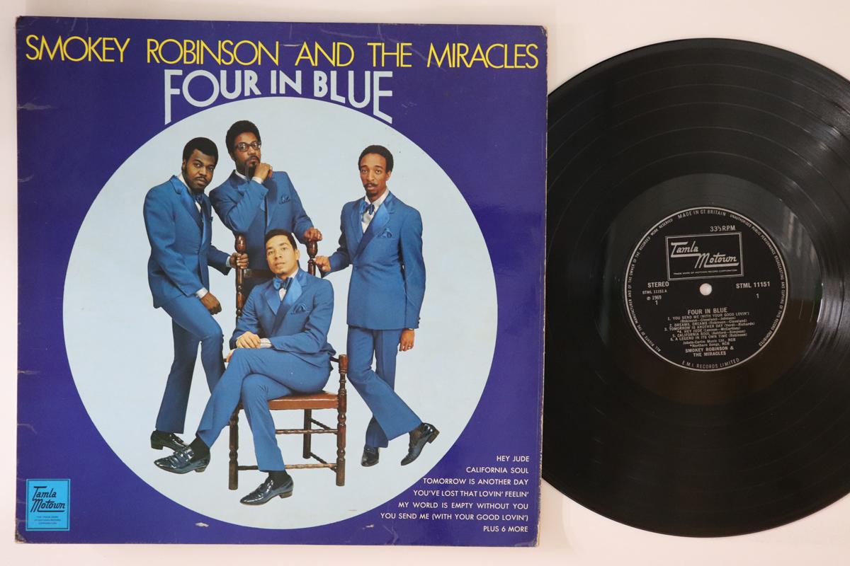 LP Record SMOKEY ROBINSON THE MIRACLES Four In Blue STML11151 TAMLA MOTOWN 1970 UK SoulFunk Used
LP Record SMOKEY ROBINSON THE MIRACLES Four In Blue STML11151 TAMLA MOTOWN 1970 UK SoulFunk Used