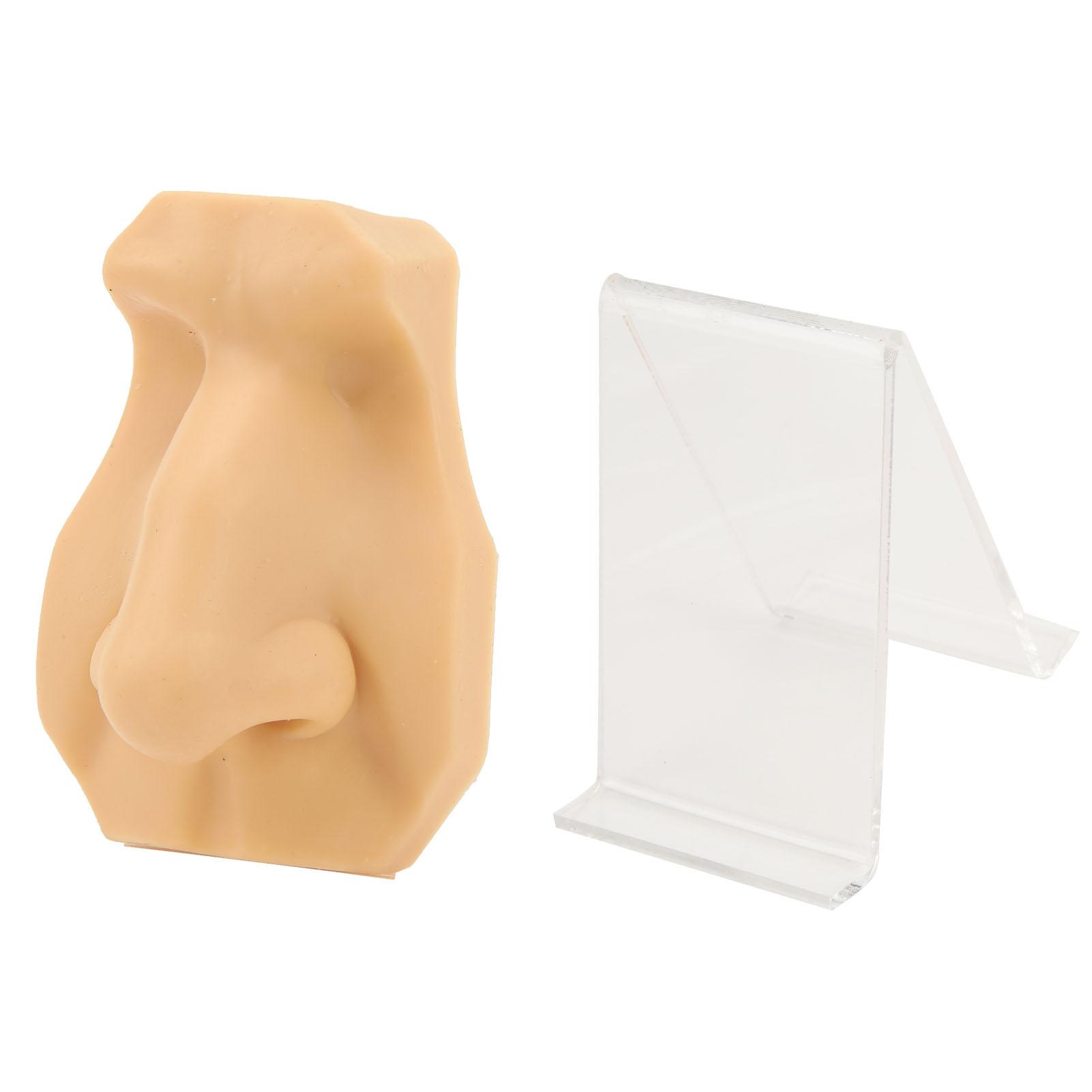 3D Silicone Nose Model for Piercing Jewelry Display Flexible Reusable Nose Piercing Practice Model
3D Silicone Nose Model for Piercing Jewelry Display Flexible Reusable Nose Piercing Practice Model