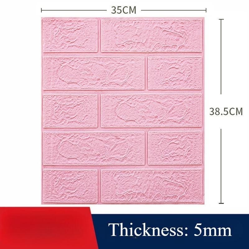 Household Defect Masking Wallpaper Self Adhesive Brick Patterned Anti-collision Waterproof and Moisture-proof XPE Foam Wallpaper Thickness 5mm
Household Defect Masking Wallpaper Self Adhesive Brick Patterned Anti-collision Waterproof and Moisture-proof XPE Foam Wallpaper Thickness 5mm
