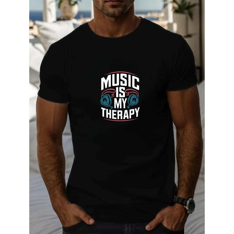 Men S Summer Casual Short-Sleeve T-Shirt with The Design MUSIC IS MY THERAPY Round Neck, Relaxed Fit, Oversized, Cool, Casual, and Fashionable 4XL чорний
Men S Summer Casual Short-Sleeve T-Shirt with The Design MUSIC IS MY THERAPY Round Neck, Relaxed Fit, Oversized, Cool, Casual, and Fashionable 4XL чорний