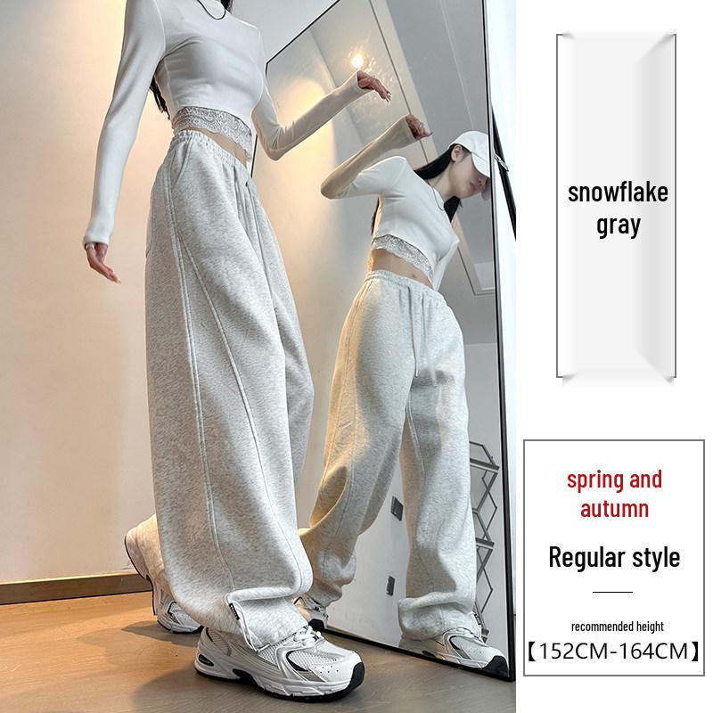 Women s High Waist Fleece-Lined Straight Leg Sweatpants: White, Slim Fit, Wide Leg, Autumn/Winter 2025 Collection M (Weight 100-115 jin)
Women s High Waist Fleece-Lined Straight Leg Sweatpants: White, Slim Fit, Wide Leg, Autumn/Winter 2025 Collection M (Weight 100-115 jin)