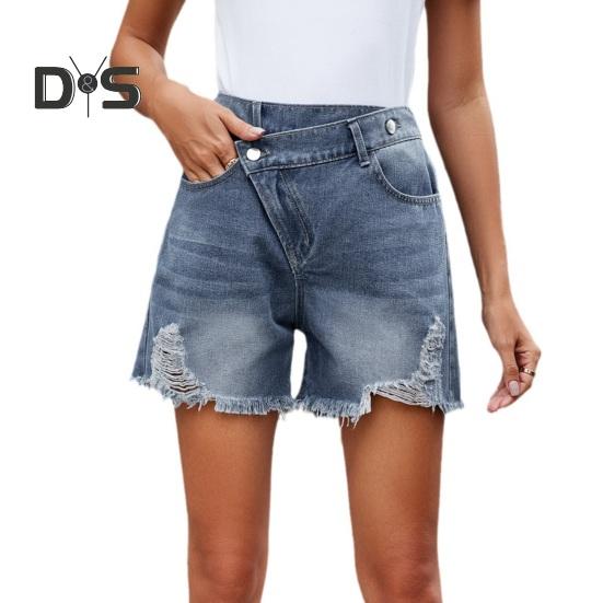 Женские джинсовые шорты средней посадки с рваными краями, повседневные потертые эластичные джинсовые шорты, летние короткие брюки с необработанным краем XXL синий
Женские джинсовые шорты средней посадки с рваными краями, повседневные потертые эластичные джинсовые шорты, летние короткие брюки с необработанным краем XXL синий
