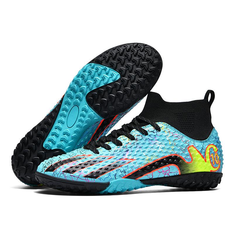 High-top football shoes, primary school students TF broken nails, teenagers long nails, men s and women s leather feet, artificial grass training shoe 45
High-top football shoes, primary school students TF broken nails, teenagers long nails, men s and women s leather feet, artificial grass training shoe 45