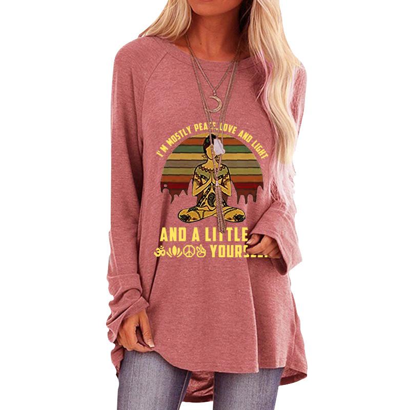 (SU)Женская модная повседневная свободная футболка с длинным рукавом и принтом, верхняя блузка, пуловер
(SU)Женская модная повседневная свободная футболка с длинным рукавом и принтом, верхняя блузка, пуловер