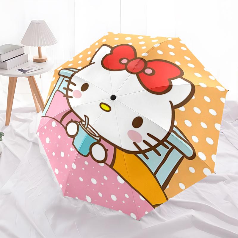 1pc Hello Kitty Polka Dot Outdoor Umbrella with Automatic Open/Closed Mechanism, Portable 3-Fold Design, 8-Rib Iron Frame, Perfect Gift for Fans, Trav
1pc Hello Kitty Polka Dot Outdoor Umbrella with Automatic Open/Closed Mechanism, Portable 3-Fold Design, 8-Rib Iron Frame, Perfect Gift for Fans, Trav