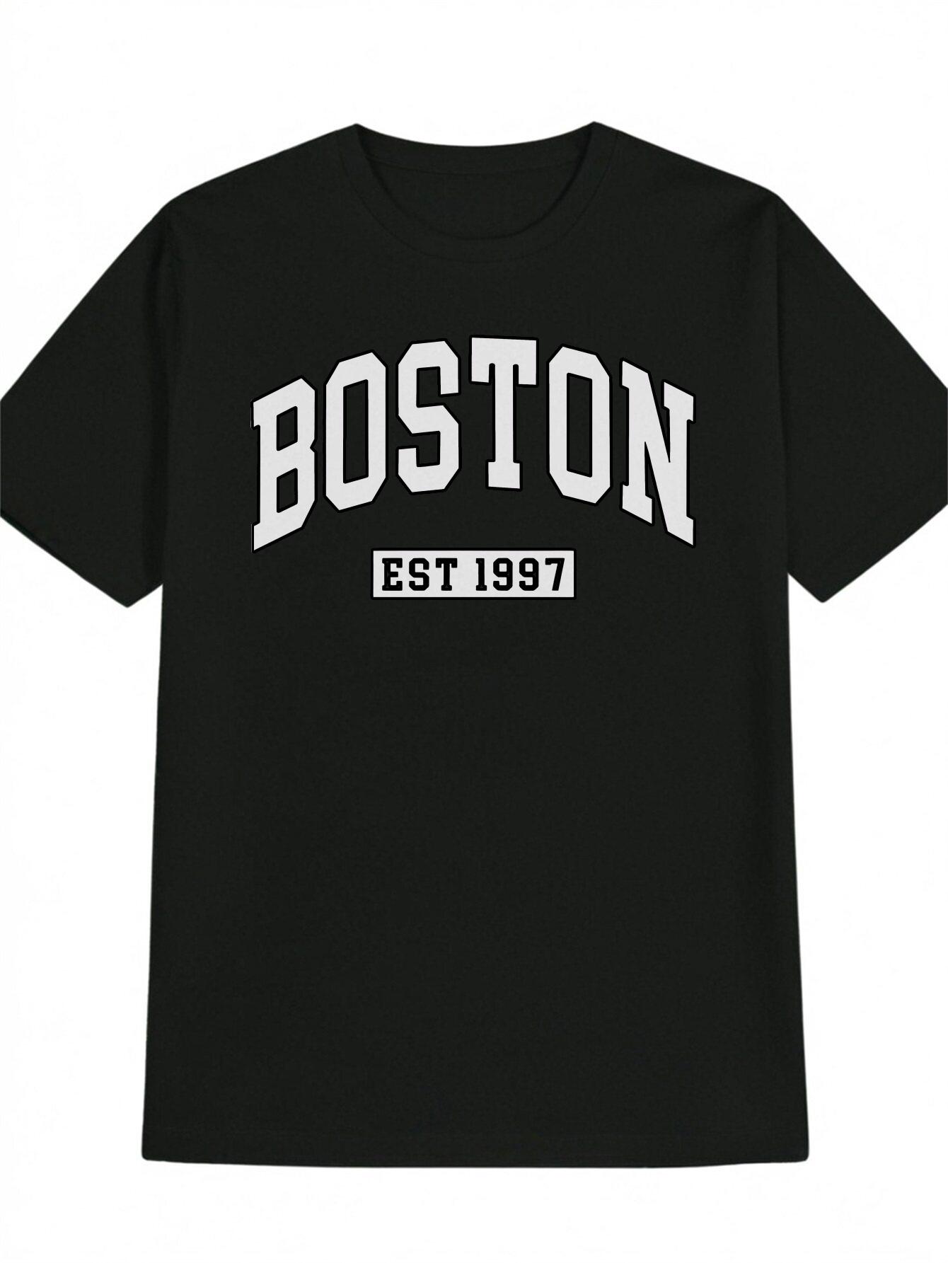 Casual Boston Est. 1997 Graphic T-shirt - Black Crew Neck M
Casual Boston Est. 1997 Graphic T-shirt - Black Crew Neck M