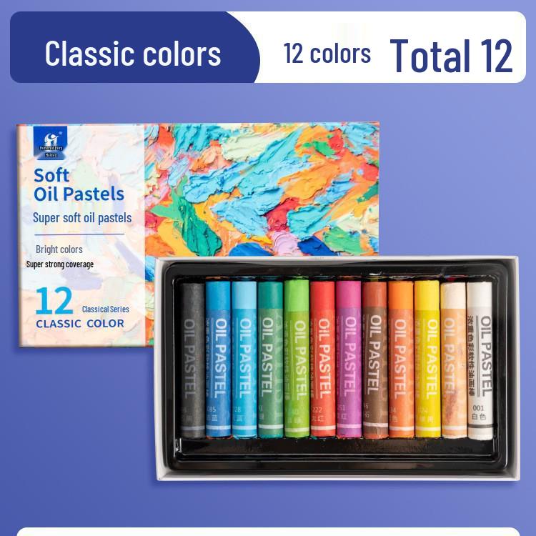 24-Color Super Soft Non-Toxic Oil Pastels for Kids - Non-Staining, Safe Crayons for DIY Texture Painting
24-Color Super Soft Non-Toxic Oil Pastels for Kids - Non-Staining, Safe Crayons for DIY Texture Painting