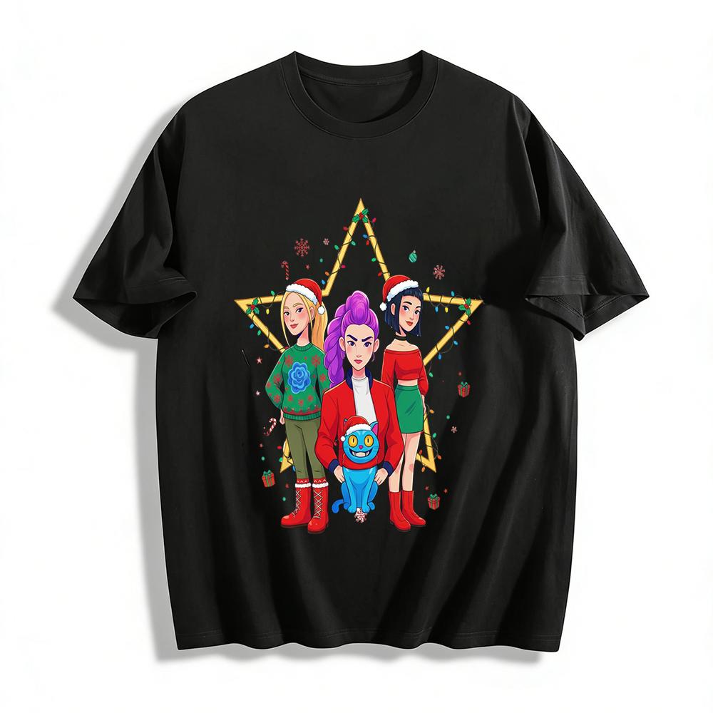 Christmas Themed Trendy Print Sweatshirt, Stylish Trio & Blue Cat Festive Casual Top Pure cotton T-shirt XXS
Christmas Themed Trendy Print Sweatshirt, Stylish Trio & Blue Cat Festive Casual Top Pure cotton T-shirt XXS