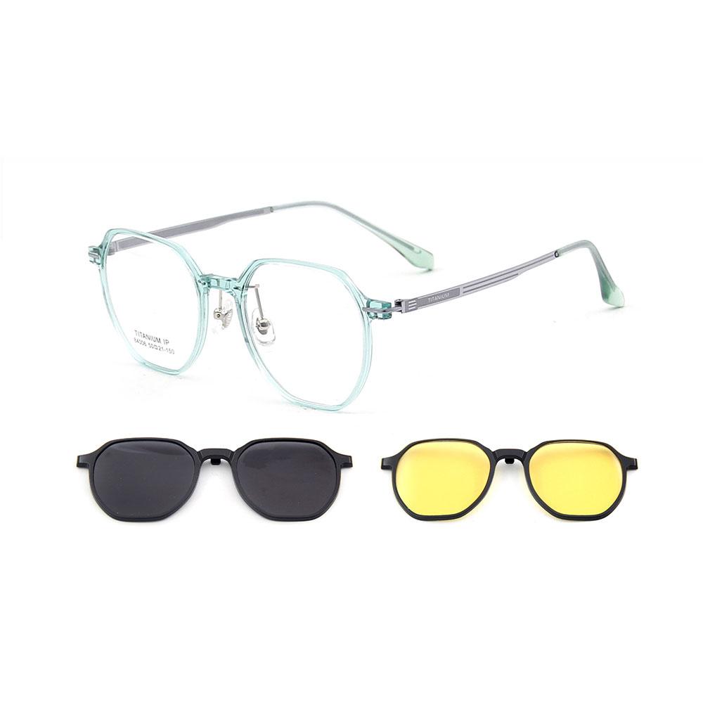 3-in-1 Ultralight TR90 Women s Square Polarized Clip-On Sunglasses & Night Vision Titanium Legs Glasses Frames for Driving
3-in-1 Ultralight TR90 Women s Square Polarized Clip-On Sunglasses & Night Vision Titanium Legs Glasses Frames for Driving