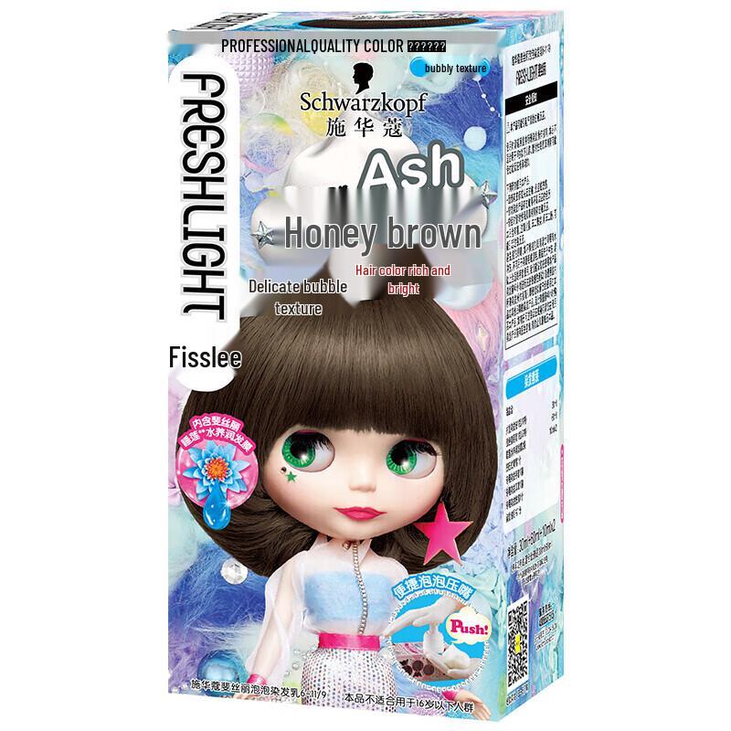 Краска для волос Schwarzkopf Freshlight в виде пены - Медово-коричневый
Краска для волос Schwarzkopf Freshlight в виде пены - Медово-коричневый