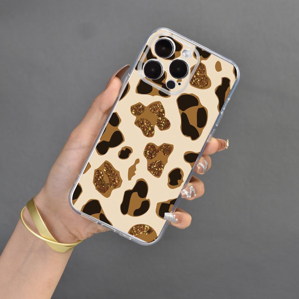 Захисний чохол-накладка з леопардовим принтом для Apple iPhone 15 - Soft Shell, об єктив All Inclusive, дизайн Anti-Fall iPhone 12 прозорий
Захисний чохол-накладка з леопардовим принтом для Apple iPhone 15 - Soft Shell, об єктив All Inclusive, дизайн Anti-Fall iPhone 12 прозорий