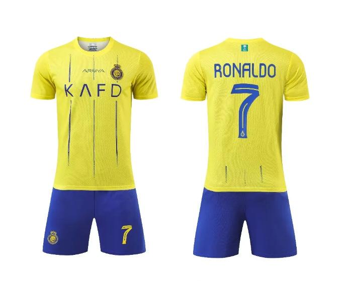 23-24 Riyadh Home Club No. 7 Football Suit Children S Clothing Adult Suit Size 14-2Xl 14 yards/90
23-24 Riyadh Home Club No. 7 Football Suit Children S Clothing Adult Suit Size 14-2Xl 14 yards/90