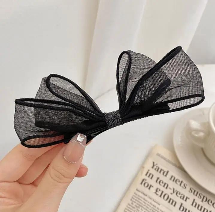 2pcs/set Black Lace Double-layer Mesh Bow Hairpin for Women Girls Fashion Korea Sweet Student Hair Clip Pins Hair Accessories чёрный
2pcs/set Black Lace Double-layer Mesh Bow Hairpin for Women Girls Fashion Korea Sweet Student Hair Clip Pins Hair Accessories чёрный