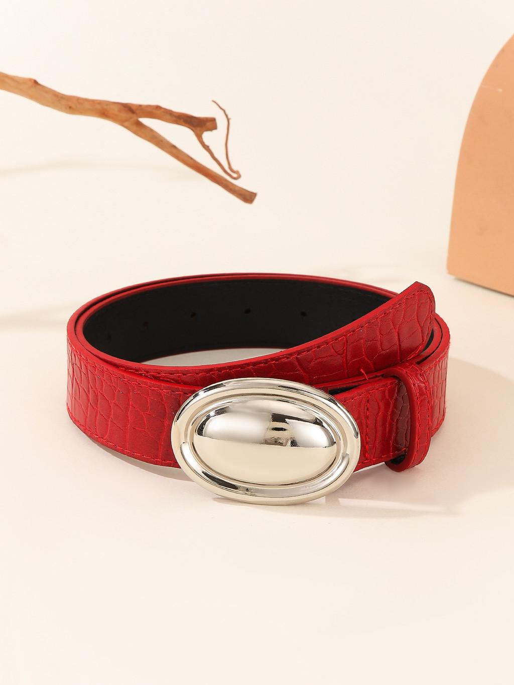 Fashion Denim Belt For Women With Alloy Snap Button And Unique Design For Casual Style червоний
Fashion Denim Belt For Women With Alloy Snap Button And Unique Design For Casual Style червоний