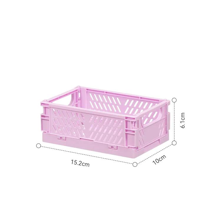 Plastic Foldable Storage Crate Folding Box Basket Stackable Cute Makeup Jewellery Toys Boxes for Storage Box Organizer Portable
Plastic Foldable Storage Crate Folding Box Basket Stackable Cute Makeup Jewellery Toys Boxes for Storage Box Organizer Portable