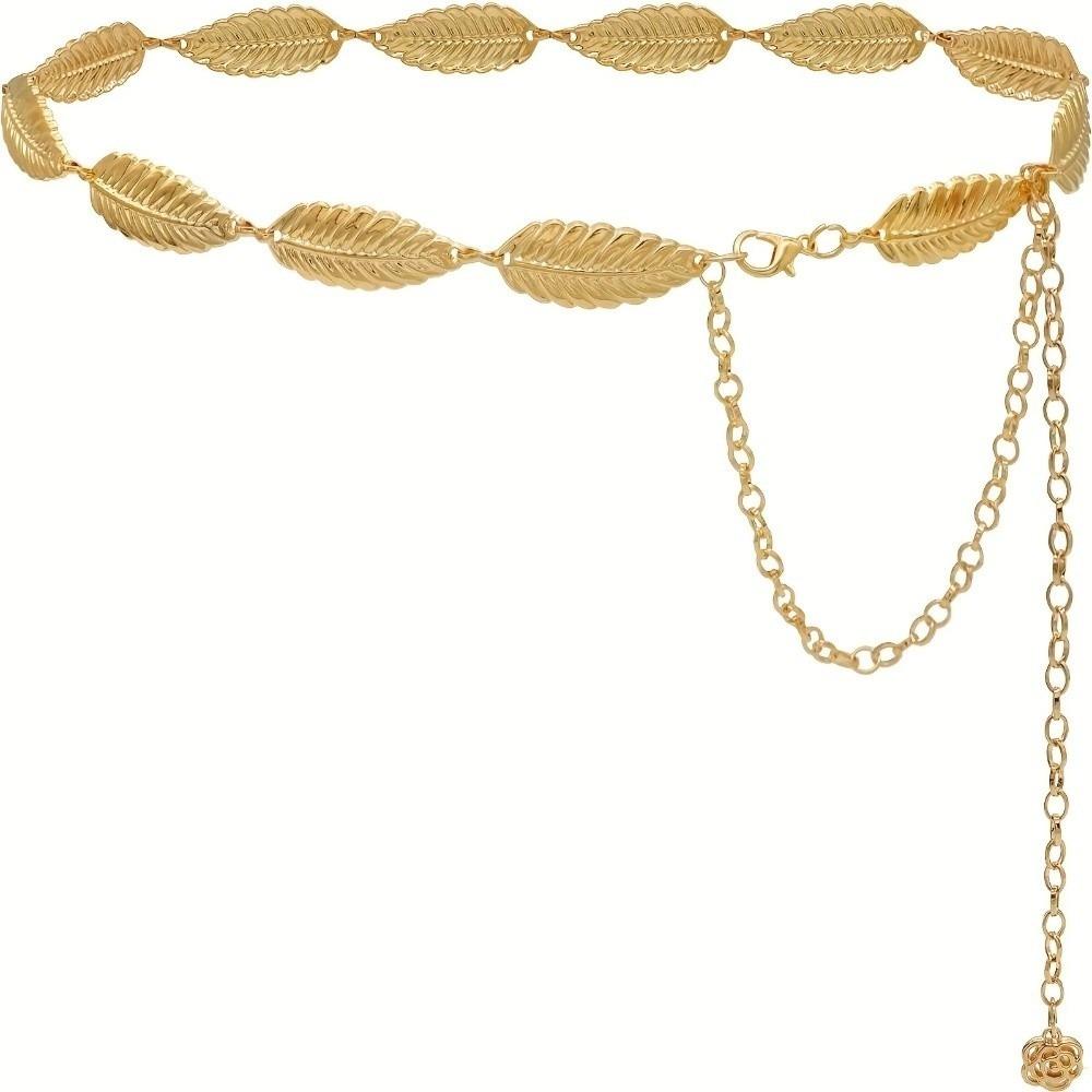 Versatile Vintage Metal Leaf Belt Elegant Adjustable Body Chain Boho Chic Dress Waist Chain Women s Fashion Accessory золотой
Versatile Vintage Metal Leaf Belt Elegant Adjustable Body Chain Boho Chic Dress Waist Chain Women s Fashion Accessory золотой