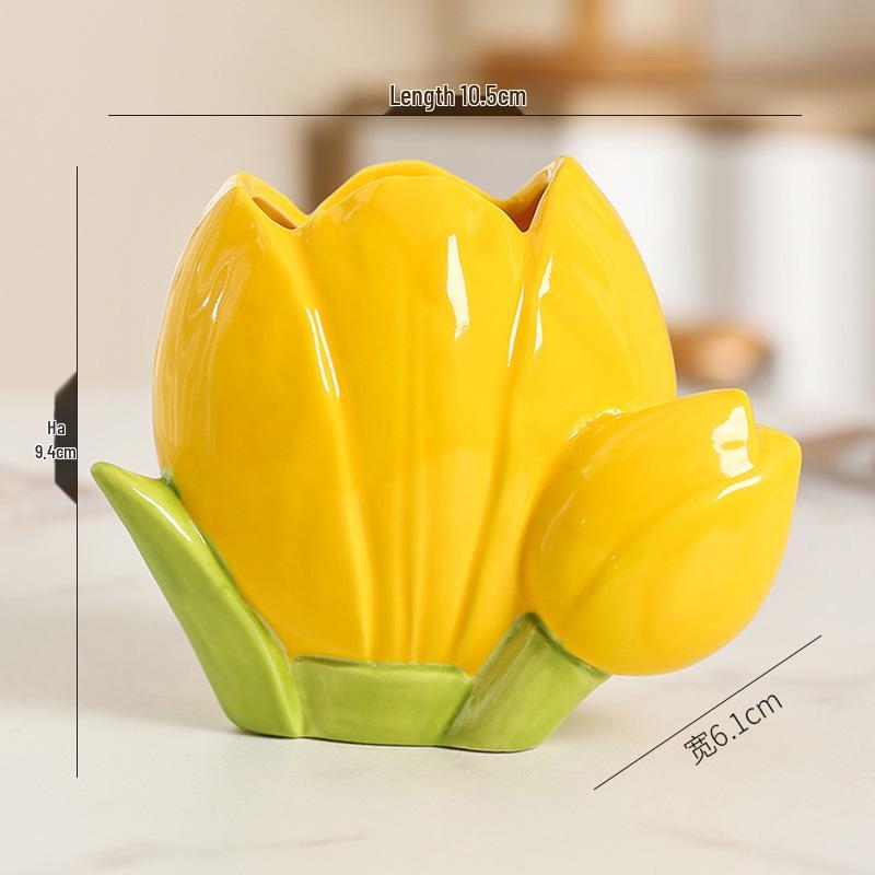 Tulip Ceramic Ornament: Best Friend s Birthday Gift, Pen & Makeup Brush Holder, Desktop Storage
Tulip Ceramic Ornament: Best Friend s Birthday Gift, Pen & Makeup Brush Holder, Desktop Storage