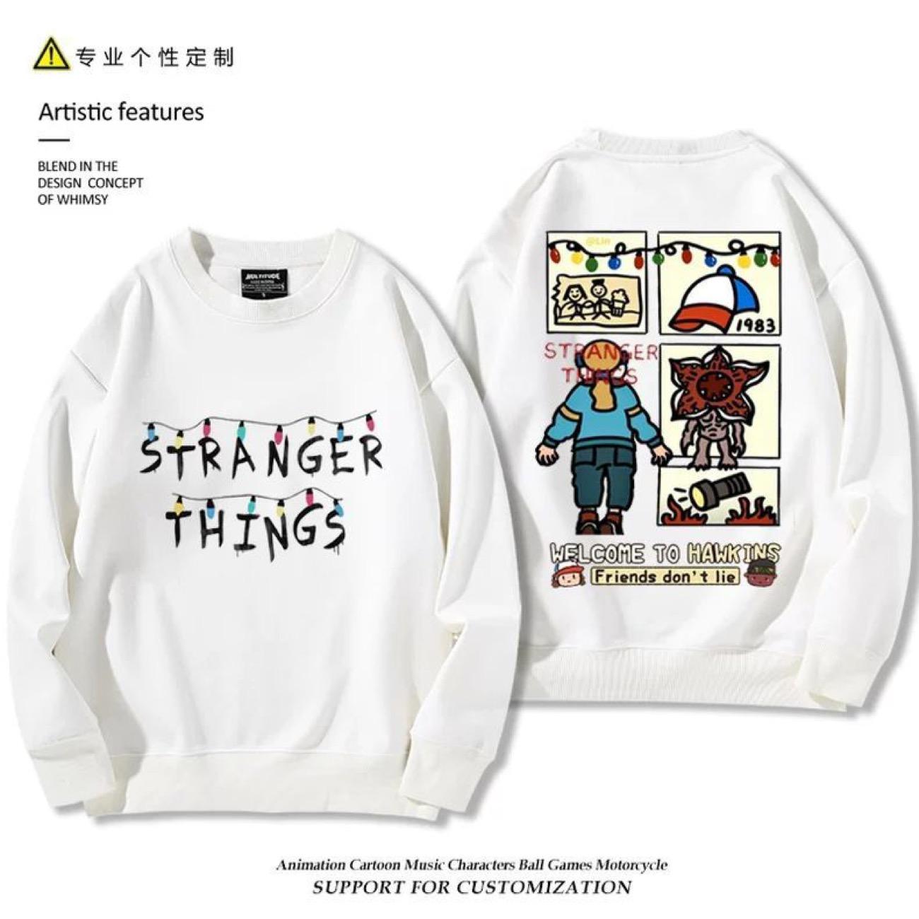 Світшот Stranger Things Пальто Мода осінній одяг white8-XL білий
Світшот Stranger Things Пальто Мода осінній одяг white8-XL білий