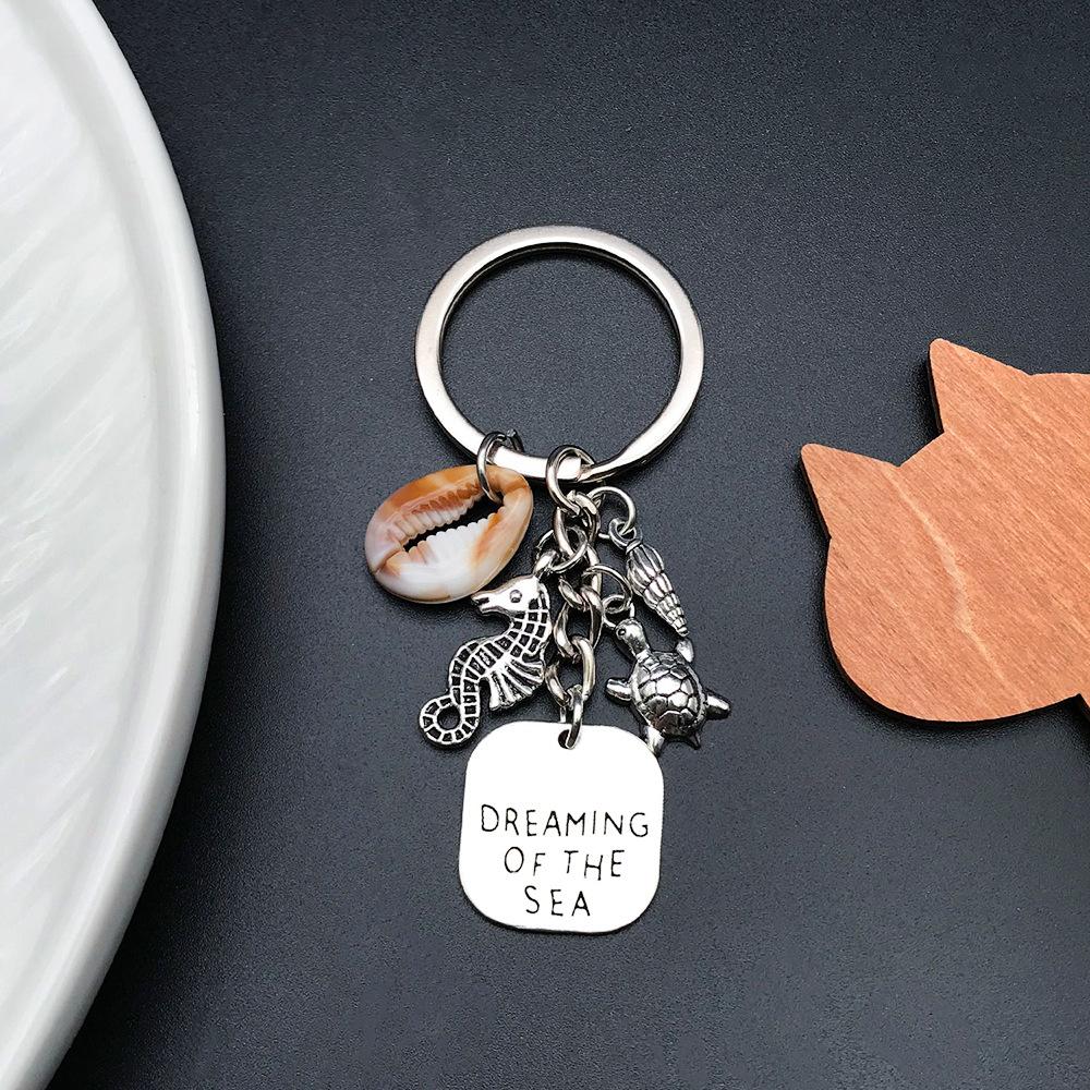 New Arrival Ocean Animal Keychain Seashell Seahorse Anchor Compass Starfish Keyring For Beach Outdoor Sports Cycling Accessories 8 cm
New Arrival Ocean Animal Keychain Seashell Seahorse Anchor Compass Starfish Keyring For Beach Outdoor Sports Cycling Accessories 8 cm
