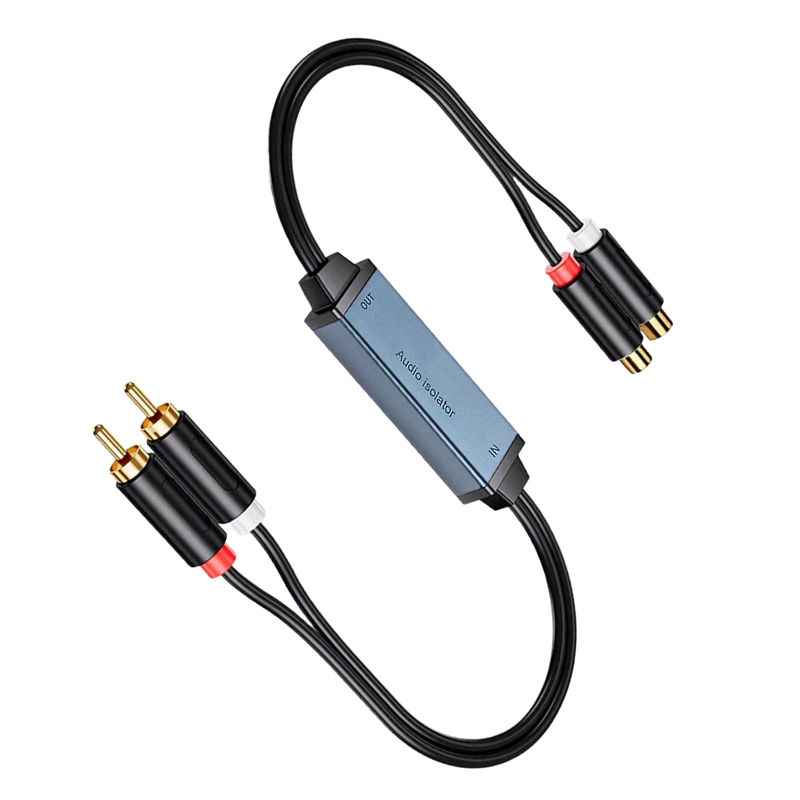 Poyiccot RCA Noise Filter, RCA Audio Noise Cancellation, Ground Loop Isolator Noise Cancellation, Compatible
Poyiccot RCA Noise Filter, RCA Audio Noise Cancellation, Ground Loop Isolator Noise Cancellation, Compatible