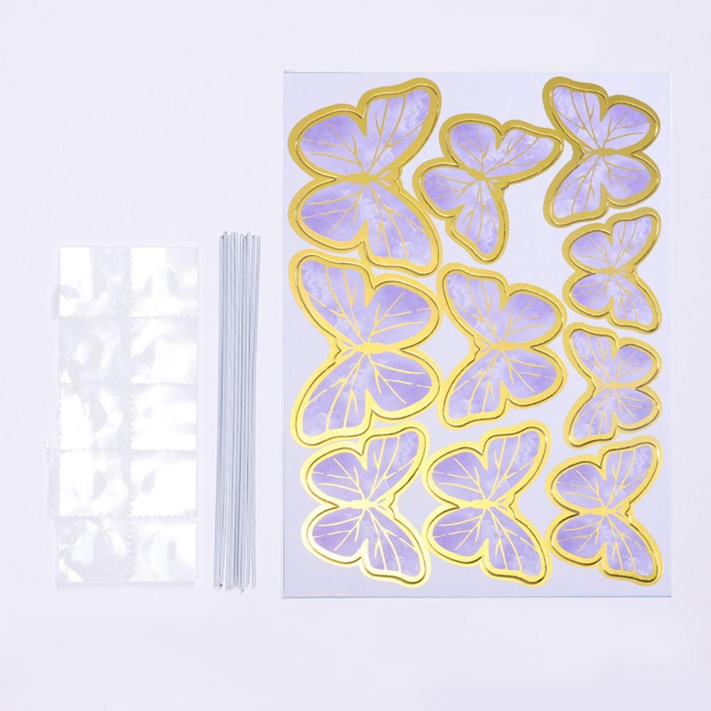 10PCS Gilts Edged Butterfly Cake Topper Colorful Cupcake Toppers Bride Celebration Purple
10PCS Gilts Edged Butterfly Cake Topper Colorful Cupcake Toppers Bride Celebration Purple