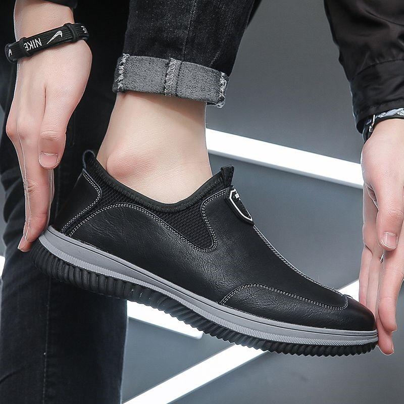 Autumn new men s leather shoes fashion trend casual shoes comfortable versatile shoes one pedal men s shoes 39
Autumn new men s leather shoes fashion trend casual shoes comfortable versatile shoes one pedal men s shoes 39