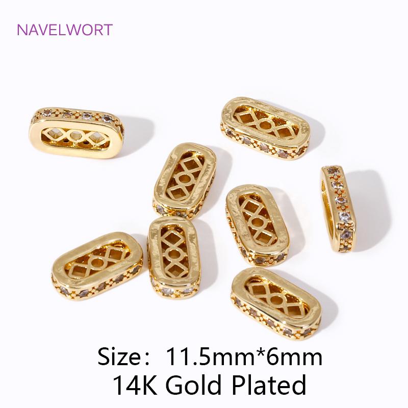 14K/18K Gold Plated Pave Zircon Multi Strands Spacer Beads Bar,Bracelets Separators Bar,DIY Beading Jewelry Making Accessories 2 pieces
14K/18K Gold Plated Pave Zircon Multi Strands Spacer Beads Bar,Bracelets Separators Bar,DIY Beading Jewelry Making Accessories 2 pieces