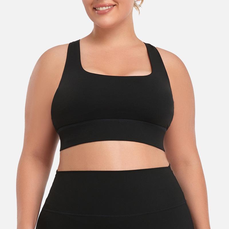 Plus Size Women s Shockproof Sports Bra for High-Intensity Exercise with Chest Pad & Stylish Strappy Back. 4XL
Plus Size Women s Shockproof Sports Bra for High-Intensity Exercise with Chest Pad & Stylish Strappy Back. 4XL