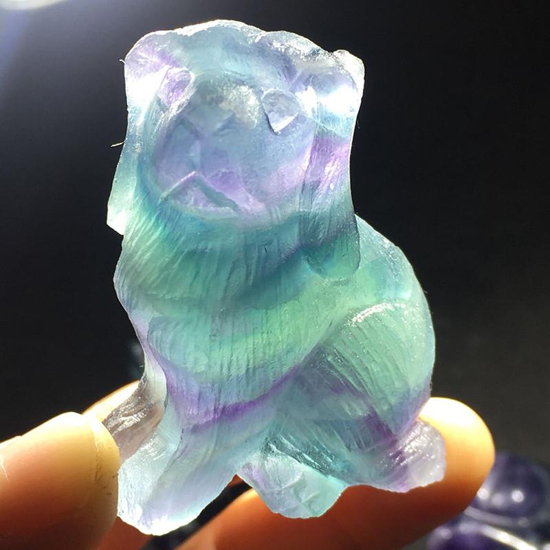 Натуральный флюорит, разноцветный кварцевый кристалл, собака, ручная резьба, исцеление, домашний декор
Натуральный флюорит, разноцветный кварцевый кристалл, собака, ручная резьба, исцеление, домашний декор