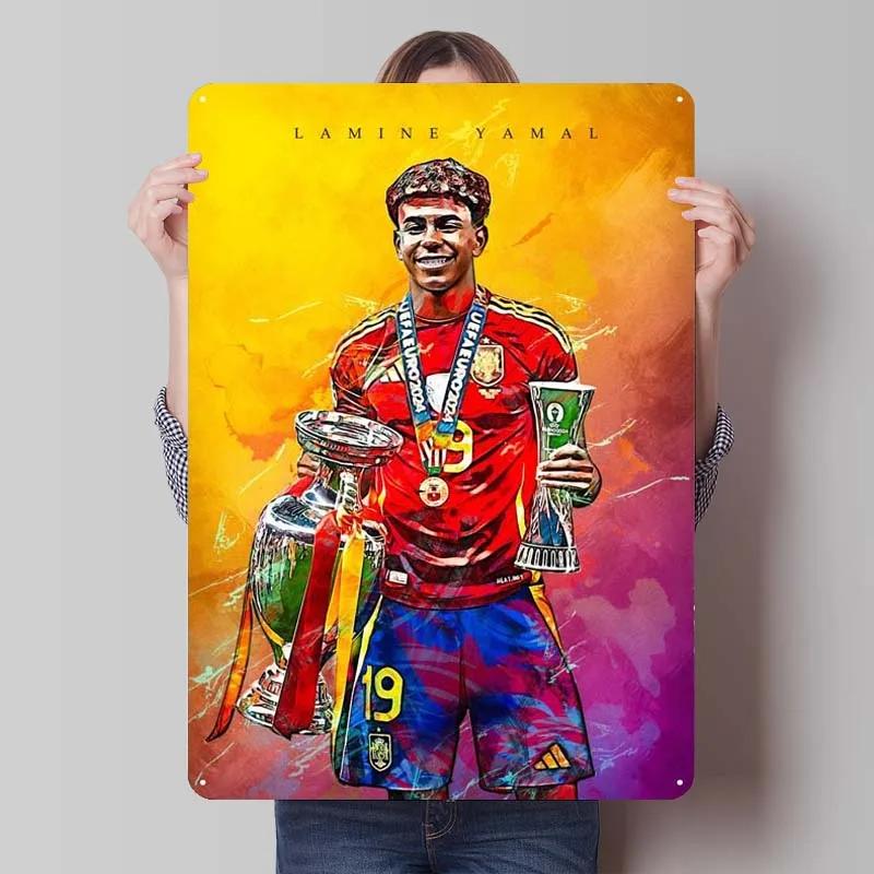 Lamine Yamal Sign Sports Poster Room Decoration Man Cave Vintage Metal Tin Sign Plaque for Wall Art Decoration Home Decor Items 30x40cm(11.8x15.7inch)
Lamine Yamal Sign Sports Poster Room Decoration Man Cave Vintage Metal Tin Sign Plaque for Wall Art Decoration Home Decor Items 30x40cm(11.8x15.7inch)