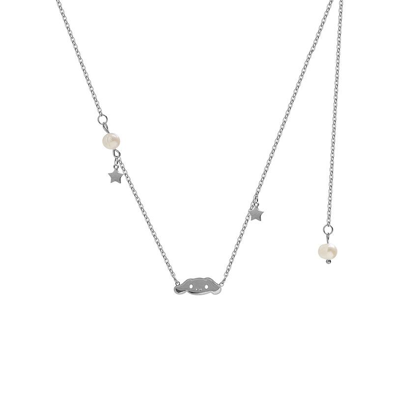 Star Pearl Yugui Dog Necklace Sweater Chain Year Collarbone Chain Design Pendant
Star Pearl Yugui Dog Necklace Sweater Chain Year Collarbone Chain Design Pendant