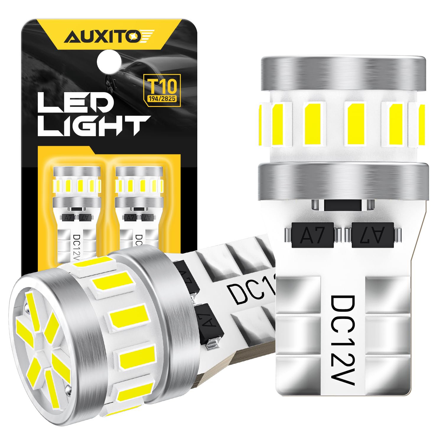 AUXITOT10LED в 5 раз ярче белого взрывного T10LED габаритный фонарь подсветка номера комнатная лампа сверхмощный неполярный элемент 3014LED 6500KDC12V 2 шт.
AUXITOT10LED в 5 раз ярче белого взрывного T10LED габаритный фонарь подсветка номера комнатная лампа сверхмощный неполярный элемент 3014LED 6500KDC12V 2 шт.