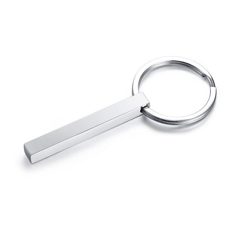 Custom 3D Bar Keychain Stainless Steel Four Side Coordinates Keyring Personalized Engraved Key Chains Women Men Gift No need Engrave&Small Size серебряный
Custom 3D Bar Keychain Stainless Steel Four Side Coordinates Keyring Personalized Engraved Key Chains Women Men Gift No need Engrave&Small Size серебряный