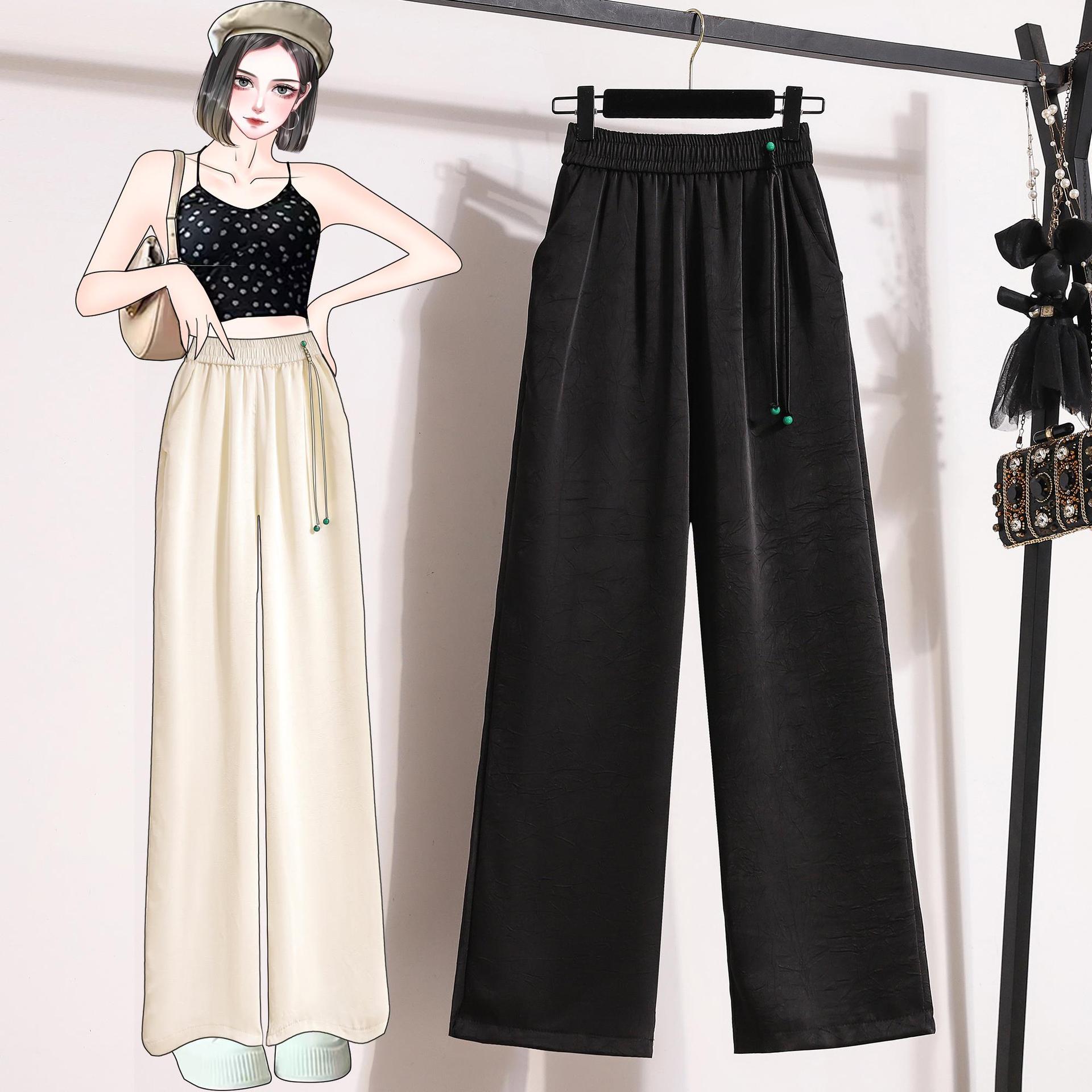 Wide-leg Pants Women s High-waisted Retro Narrow Version Drape Straight and Thin Pants 2XL
Wide-leg Pants Women s High-waisted Retro Narrow Version Drape Straight and Thin Pants 2XL