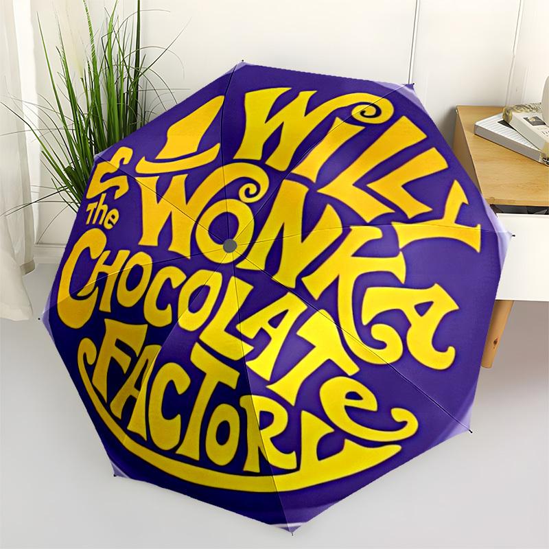 1pc Willy Wonka, Chocolate Factory Umbrella - Automatic Open Compact Travel Umbrella with 89-Rib Durable Frame yy251021132
1pc Willy Wonka, Chocolate Factory Umbrella - Automatic Open Compact Travel Umbrella with 89-Rib Durable Frame yy251021132