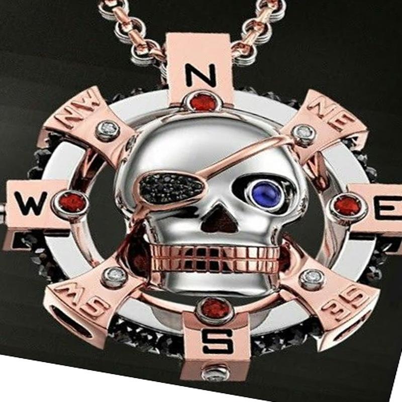 Accessories: Two-Tone Mixed Metallic Compass Punk Style Pop Necklace Pendant
Accessories: Two-Tone Mixed Metallic Compass Punk Style Pop Necklace Pendant