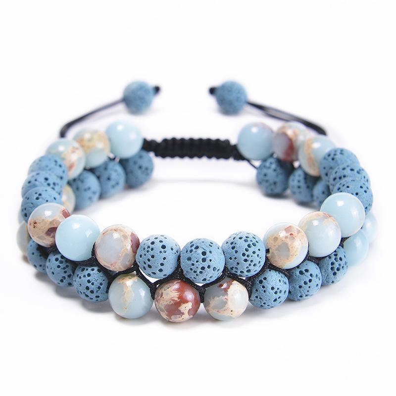 JYL TS Bracelet Evil Eye Double Layer Wards Off Misfortune & Jealousy Double layer colorful volcano-3 колір темно сірий шиферу
JYL TS Bracelet Evil Eye Double Layer Wards Off Misfortune & Jealousy Double layer colorful volcano-3 колір темно сірий шиферу