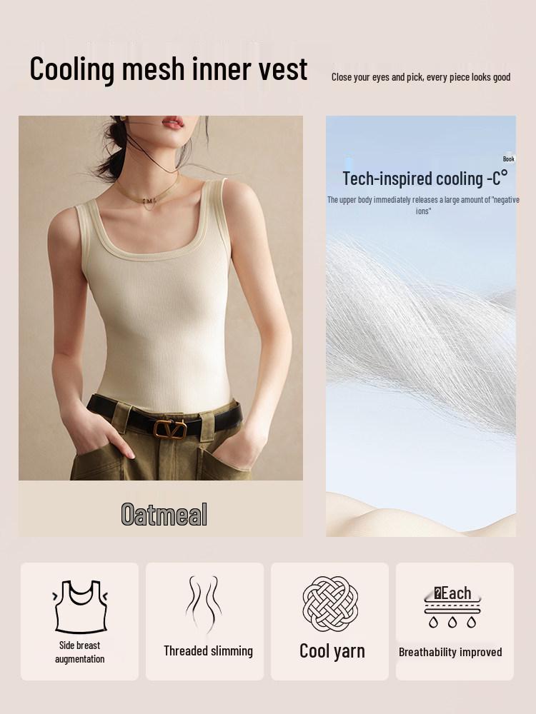 Women s Square Neck Strappy Tank Top, 2026 Summer Style, Anti-Exposure, Inner Layer, Thin White Sleeveless, Beautiful Back Design M (75-95 lbs)
Women s Square Neck Strappy Tank Top, 2026 Summer Style, Anti-Exposure, Inner Layer, Thin White Sleeveless, Beautiful Back Design M (75-95 lbs)