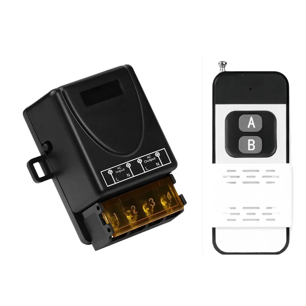 Высокомощный беспроводной радиочастотный переключатель дистанционного управления 433 МГц AC85-220 В 30 А 1000 м для фабрики, фермы, офиса, вытяжного вентилятора, насоса, потолочной лампы флуоресценции зеленый
Высокомощный беспроводной радиочастотный переключатель дистанционного управления 433 МГц AC85-220 В 30 А 1000 м для фабрики, фермы, офиса, вытяжного вентилятора, насоса, потолочной лампы флуоресценции зеленый