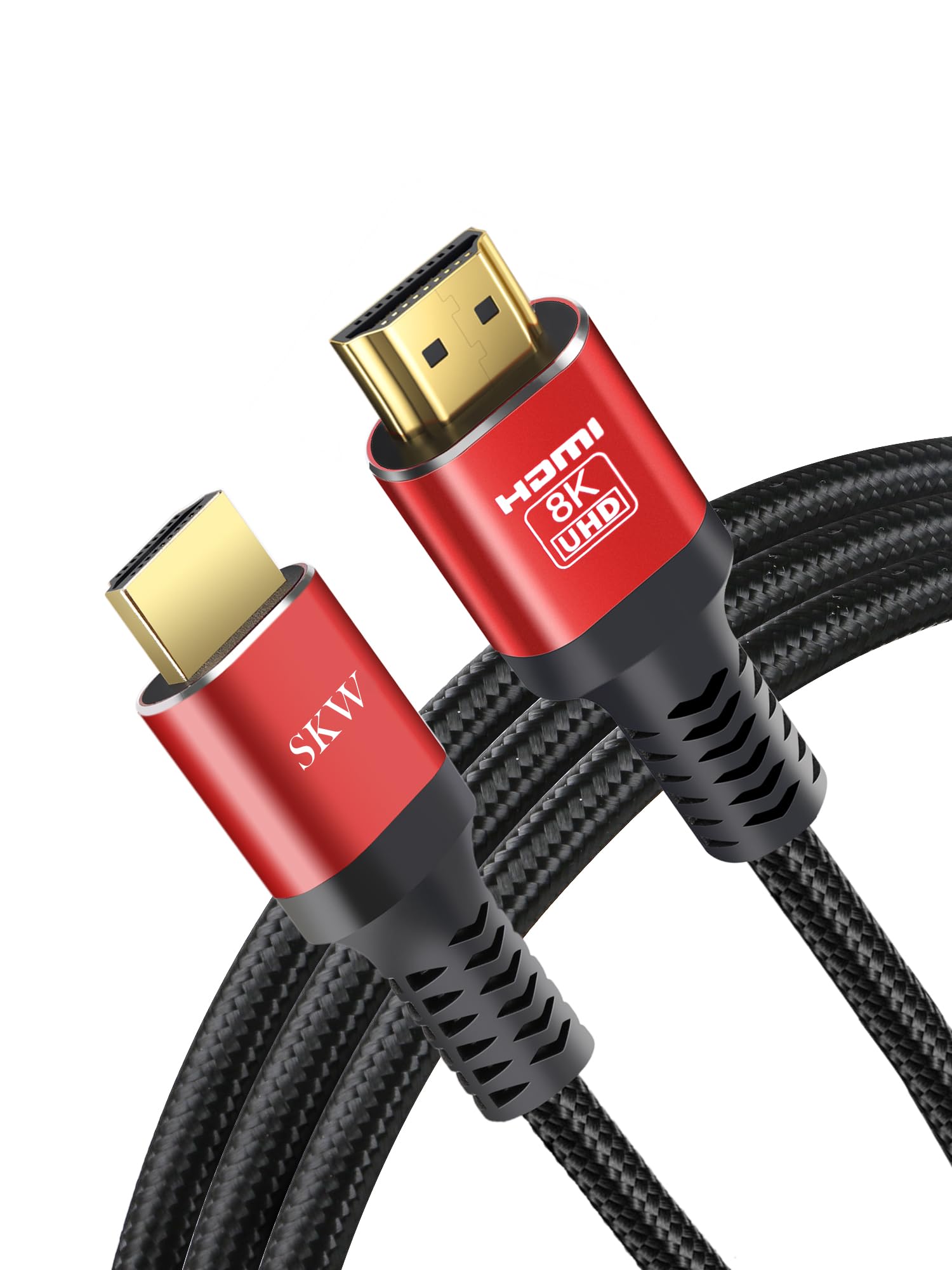 SKW HDMI Cable 48Gbps Ultra High Speed HDMI Cable Compatible with Compatible with HDMI Cable 2M 2.1 8K@60Hz/4K@120Hz/2K@144Hz
SKW HDMI Cable 48Gbps Ultra High Speed HDMI Cable Compatible with Compatible with HDMI Cable 2M 2.1 8K@60Hz/4K@120Hz/2K@144Hz