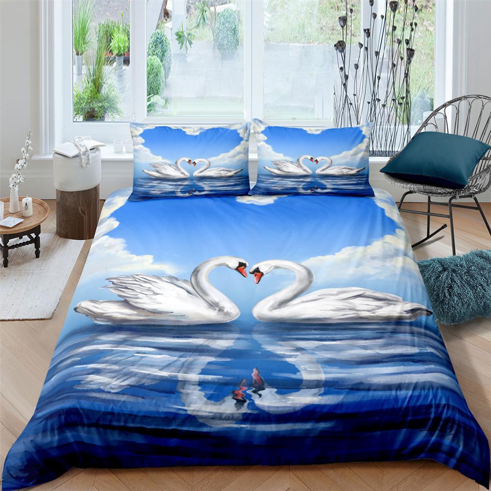 Комплект постельного белья «Лебедь» с изображением черного лебедя, одеяло из микрофибры, комплект постельного белья для детей и подростков, размер «king size», 2/3 шт., пододеяльник EU single(135x200cm)
Комплект постельного белья «Лебедь» с изображением черного лебедя, одеяло из микрофибры, комплект постельного белья для детей и подростков, размер «king size», 2/3 шт., пододеяльник EU single(135x200cm)