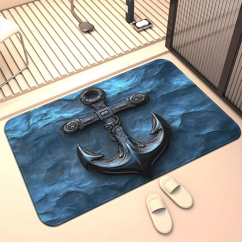 1pc Nautical Anchor Doormat Non-Slip Absorbent Microfiber Rug for Bathroom Bedroom Living Room Entryway 40x60cm 40x60cm
1pc Nautical Anchor Doormat Non-Slip Absorbent Microfiber Rug for Bathroom Bedroom Living Room Entryway 40x60cm 40x60cm