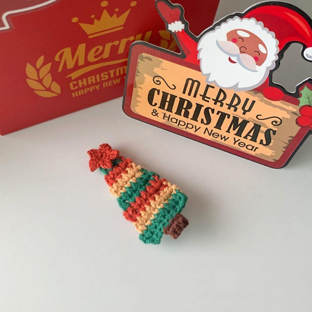 Handmade Christmas Hair Clip Soft Christmas Tree Hairpin Knitted Xmas Barrettes Christmas Style A
Handmade Christmas Hair Clip Soft Christmas Tree Hairpin Knitted Xmas Barrettes Christmas Style A