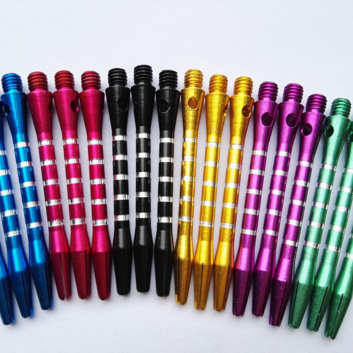 2BA Colored Aluminum Alloy Dart Shafts - Grooved, 53mm, Pack of 5 зелёный
2BA Colored Aluminum Alloy Dart Shafts - Grooved, 53mm, Pack of 5 зелёный