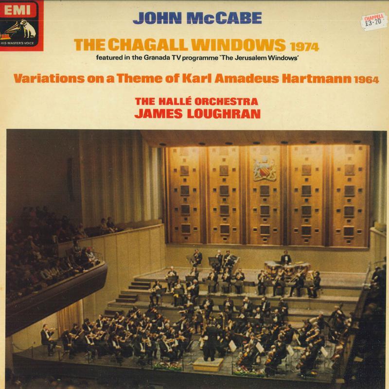 LP Record JOHN MCCABE, HALLE ORCHESTRA, JAMES - Chagall Windows / Variations On A T ASD3096 HIS MASTERS VOI 1975 UK Classical Used
LP Record JOHN MCCABE, HALLE ORCHESTRA, JAMES - Chagall Windows / Variations On A T ASD3096 HIS MASTERS VOI 1975 UK Classical Used
