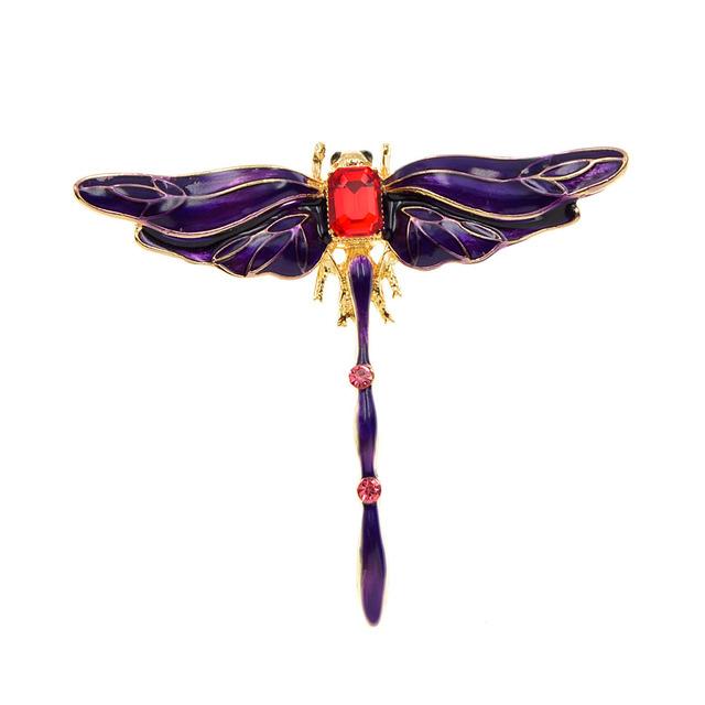 Новые красочные хрустальные броши-стрекозы для женщин, эмалированная модная булавка с насекомыми, осенний дизайн, аксессуары для пальто, высокое качество
Новые красочные хрустальные броши-стрекозы для женщин, эмалированная модная булавка с насекомыми, осенний дизайн, аксессуары для пальто, высокое качество