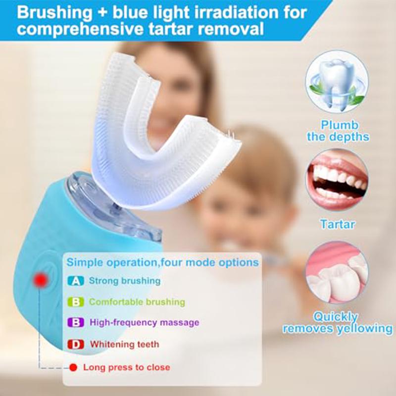 New design Toothbrush Teeth Whitening U Shape Type Toothbrush 360 Degree Silicone Automatic Electric Soft Toothbrush білий
New design Toothbrush Teeth Whitening U Shape Type Toothbrush 360 Degree Silicone Automatic Electric Soft Toothbrush білий